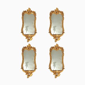 18th Century Roman Giltwood Mirrors, Set of 4-MBH-1032313