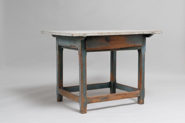 18th-Century Swedish Baroque Country Table-MJF-993735