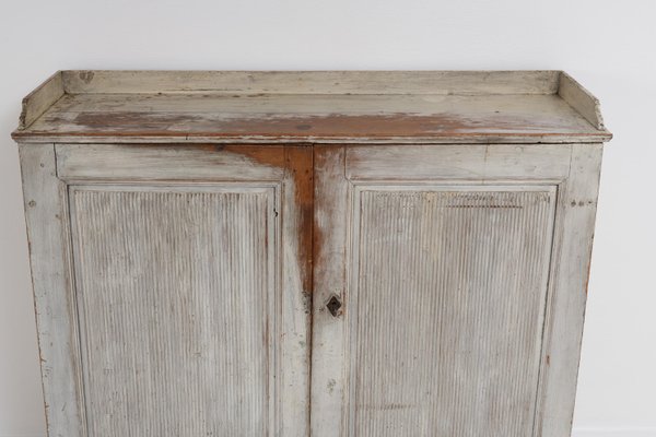 18th Century Swedish Neoclassic Light Grey Sideboard-MJF-1114296