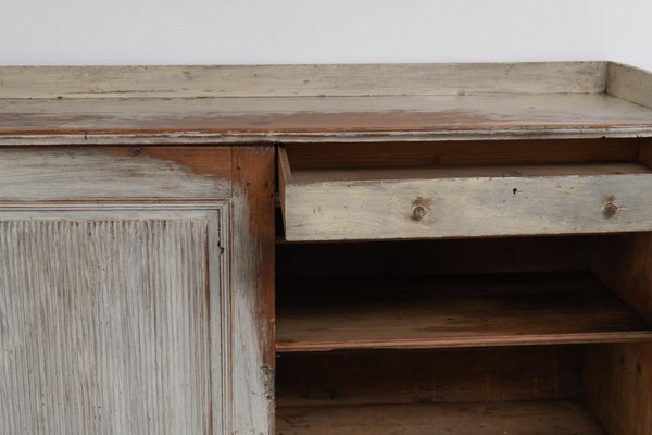 18th Century Swedish Neoclassic Light Grey Sideboard-MJF-1114296