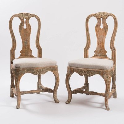 18th Century Swedish Rococo Chairs, Set of 2-MJF-931302