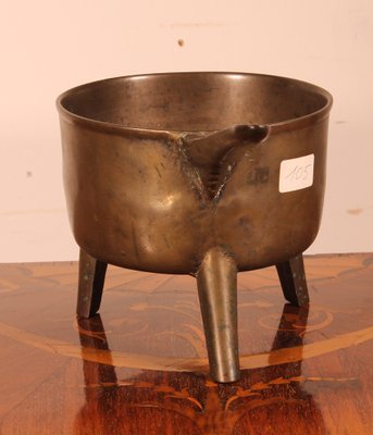 18th Century Tripod Apothecary Skillet, England-HPU-1374149