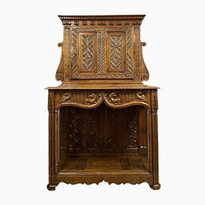 18th Century Walnut Cabinet, 1750s-MWB-1353030