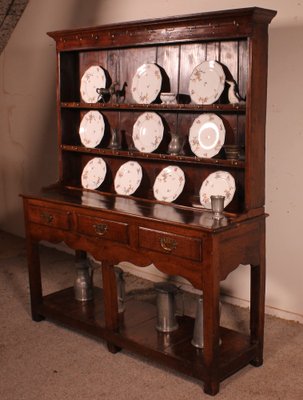 18th Century Welsh Oak Dresser-HPU-1318719