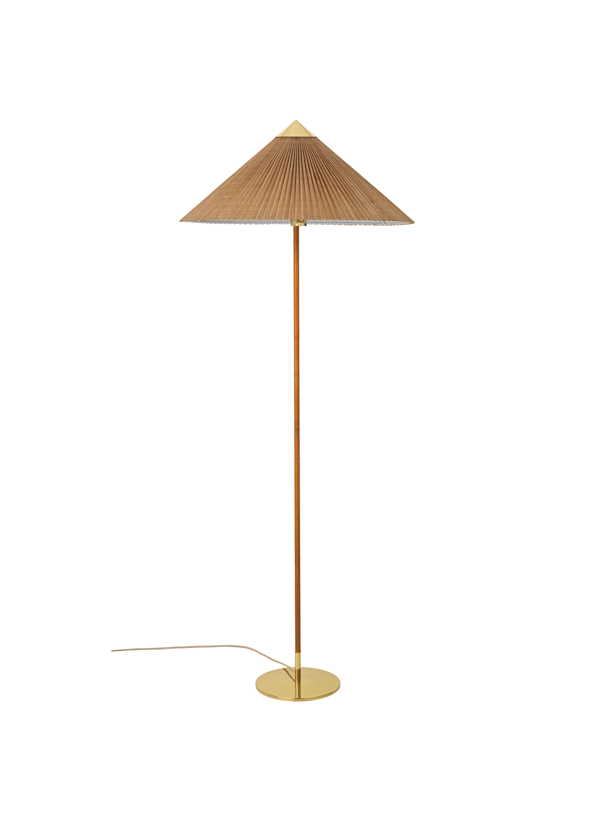 9602 FLOOR LAMP by Gubi #Bamboo (Untreated)