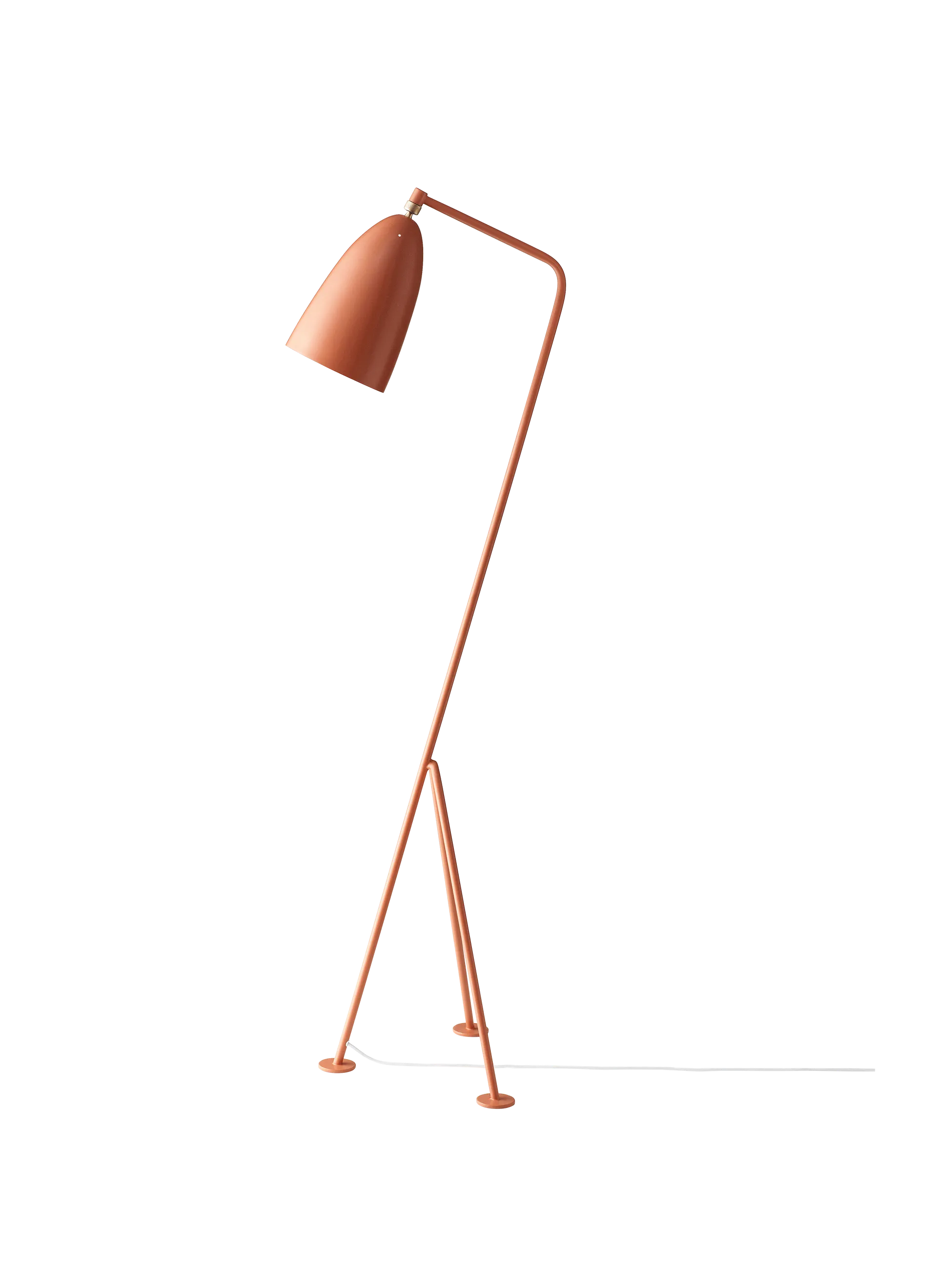 GRÄSHOPPA FLOOR LAMP by Gubi #Vintage Red Semi Matt