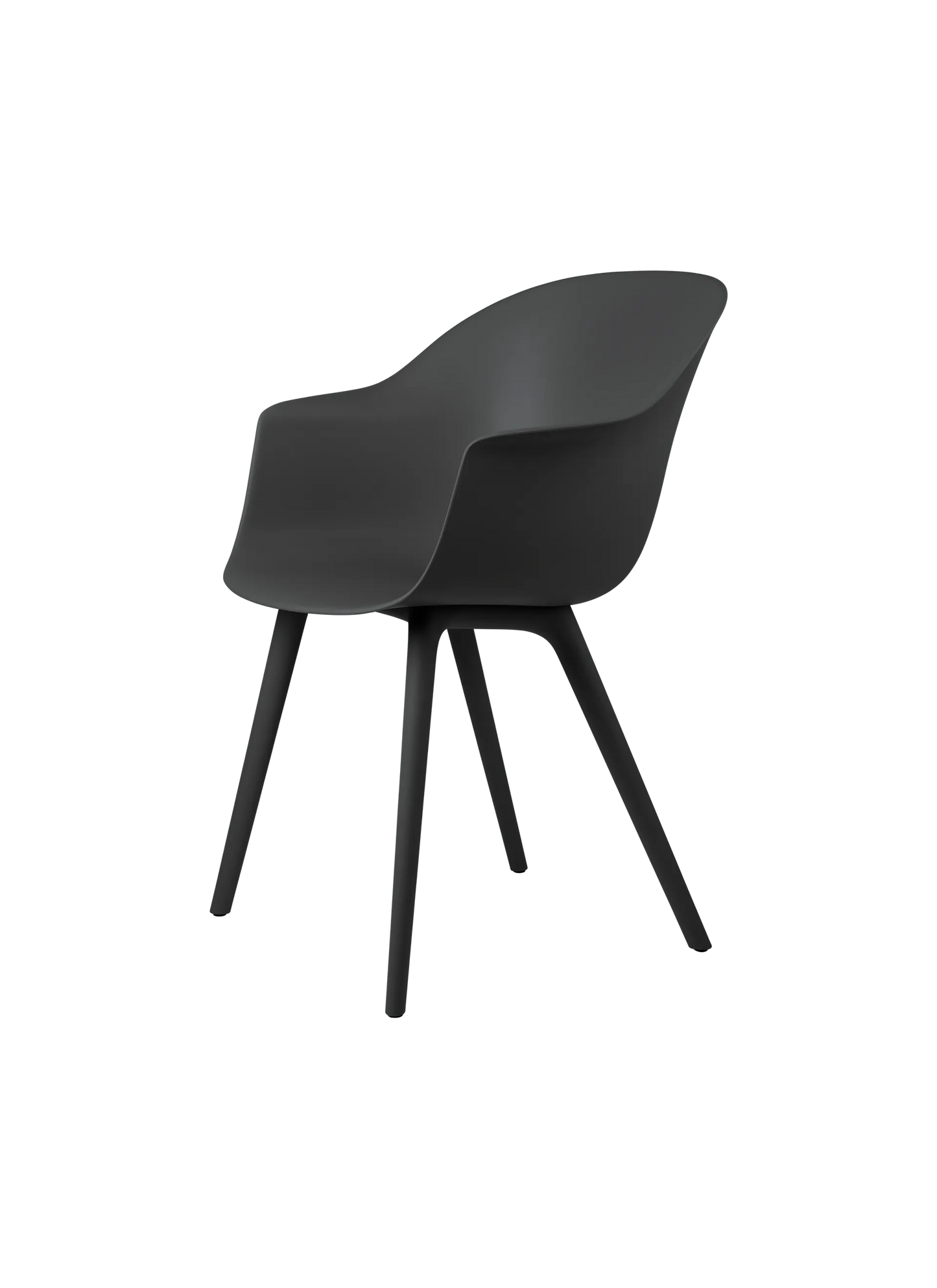 BAT DINING CHAIR - Un-Upholstered by Gubi