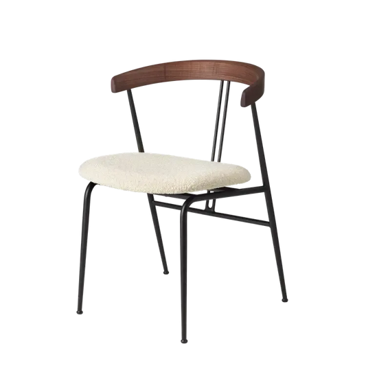 VIOLIN DINING CHAIR - Seat Upholstered by Gubi