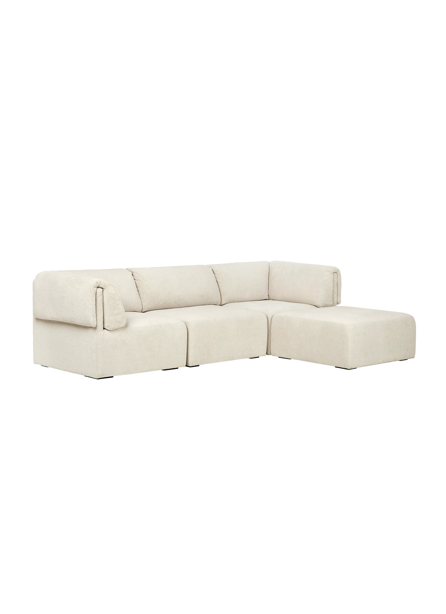 WONDER SOFA - 3-seater with Chaise Longue by Gubi