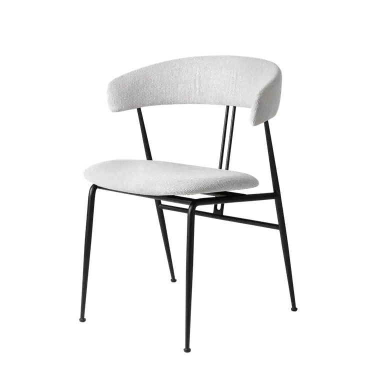 VIOLIN DINING CHAIR - Fully Upholstered by Gubi