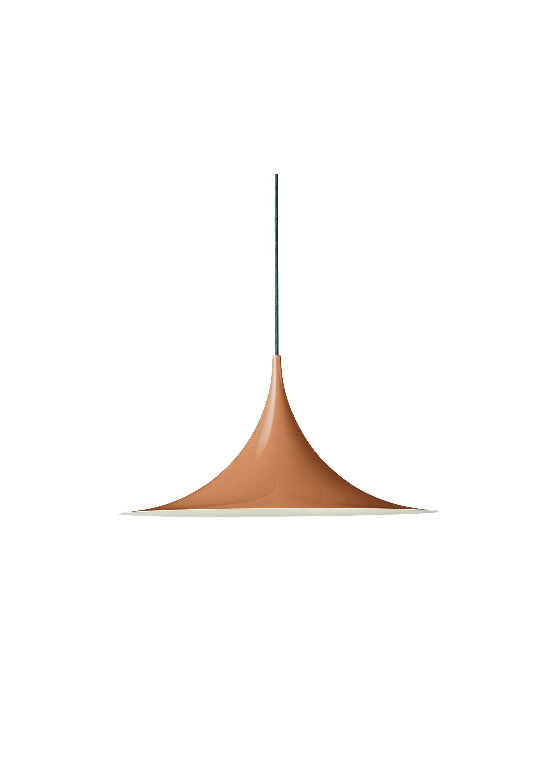 SEMI PENDANT by Gubi #Ø47 cm/Roasted Pumpkin Glossy