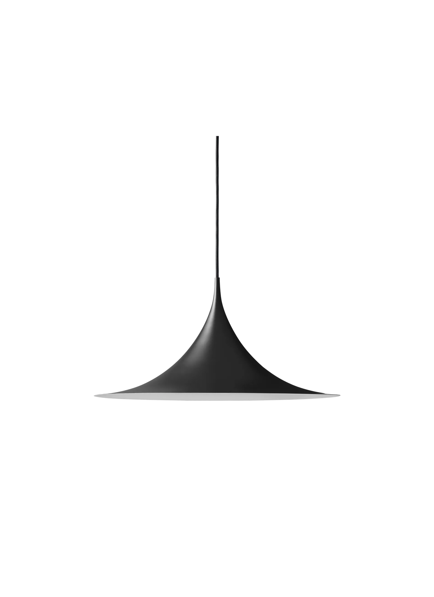 SEMI PENDANT by Gubi #Ø47 cm/Black Semi Matt