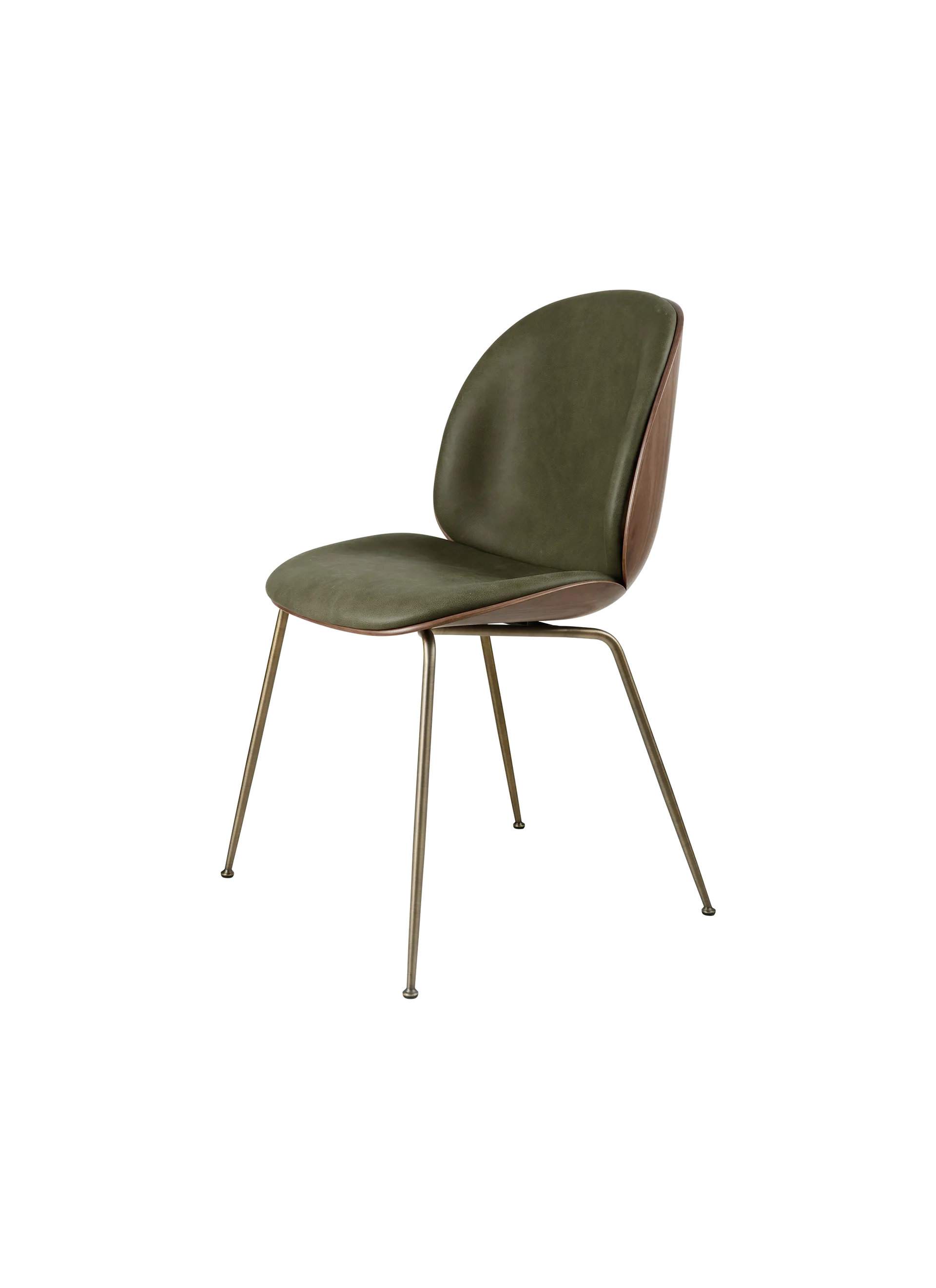 BEETLE DINING CHAIR - 3D Veneer - Front Upholstered by Gubi