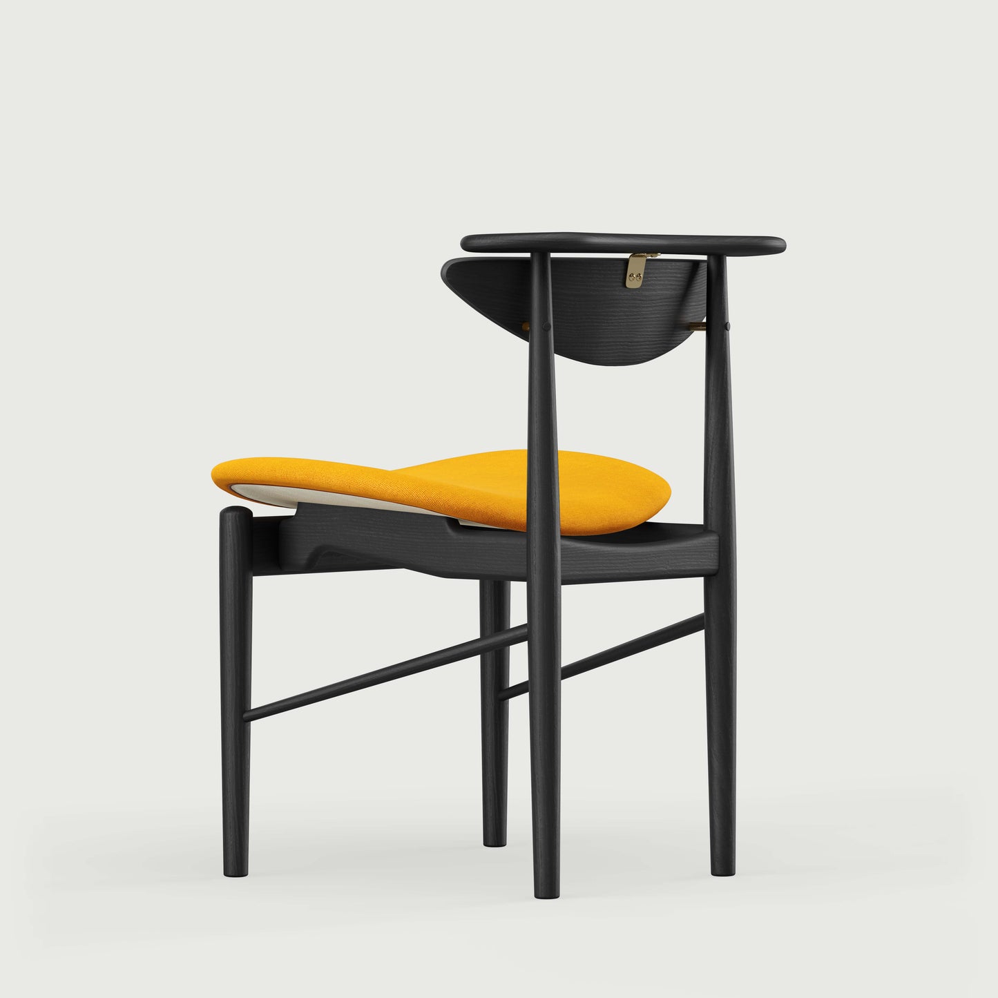 THE READING CHAIR by House of Finn Juhl #Oak Black Painted  / Hallingdal | 457