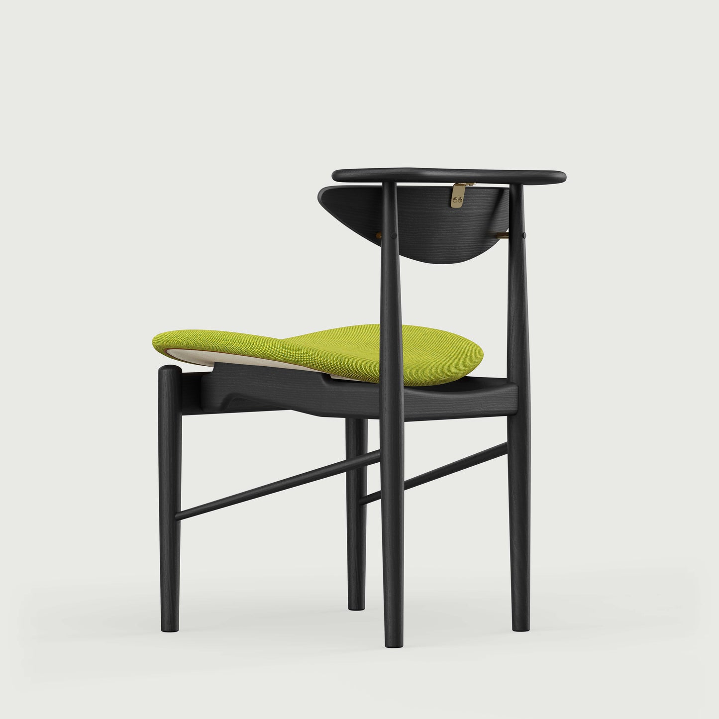 THE READING CHAIR by House of Finn Juhl #Oak Black Painted  / Hallingdal | 980