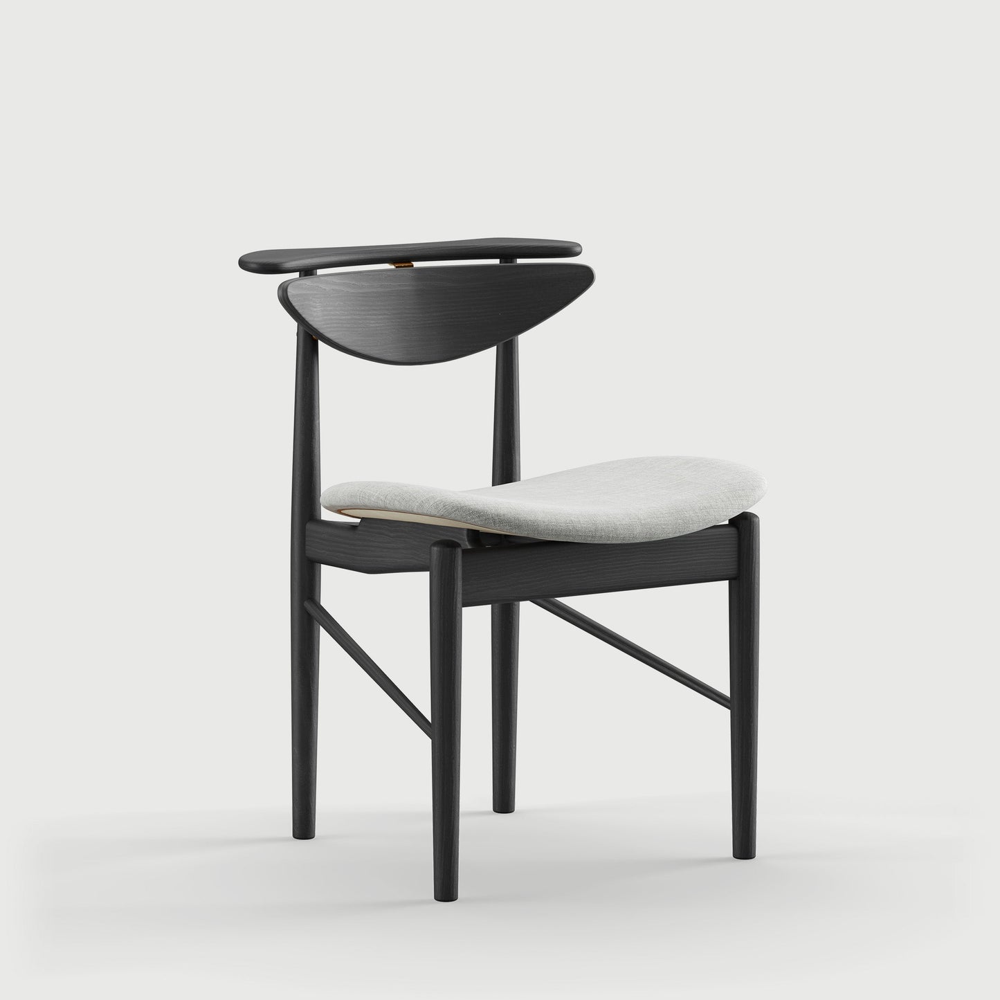 THE READING CHAIR by House of Finn Juhl #Oak Black Painted  / Remix | 123