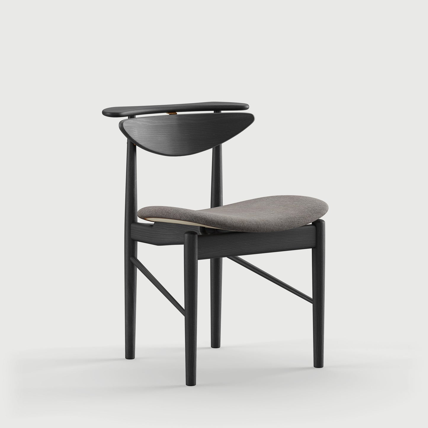 THE READING CHAIR by House of Finn Juhl #Oak Black Painted  / Remix | 163