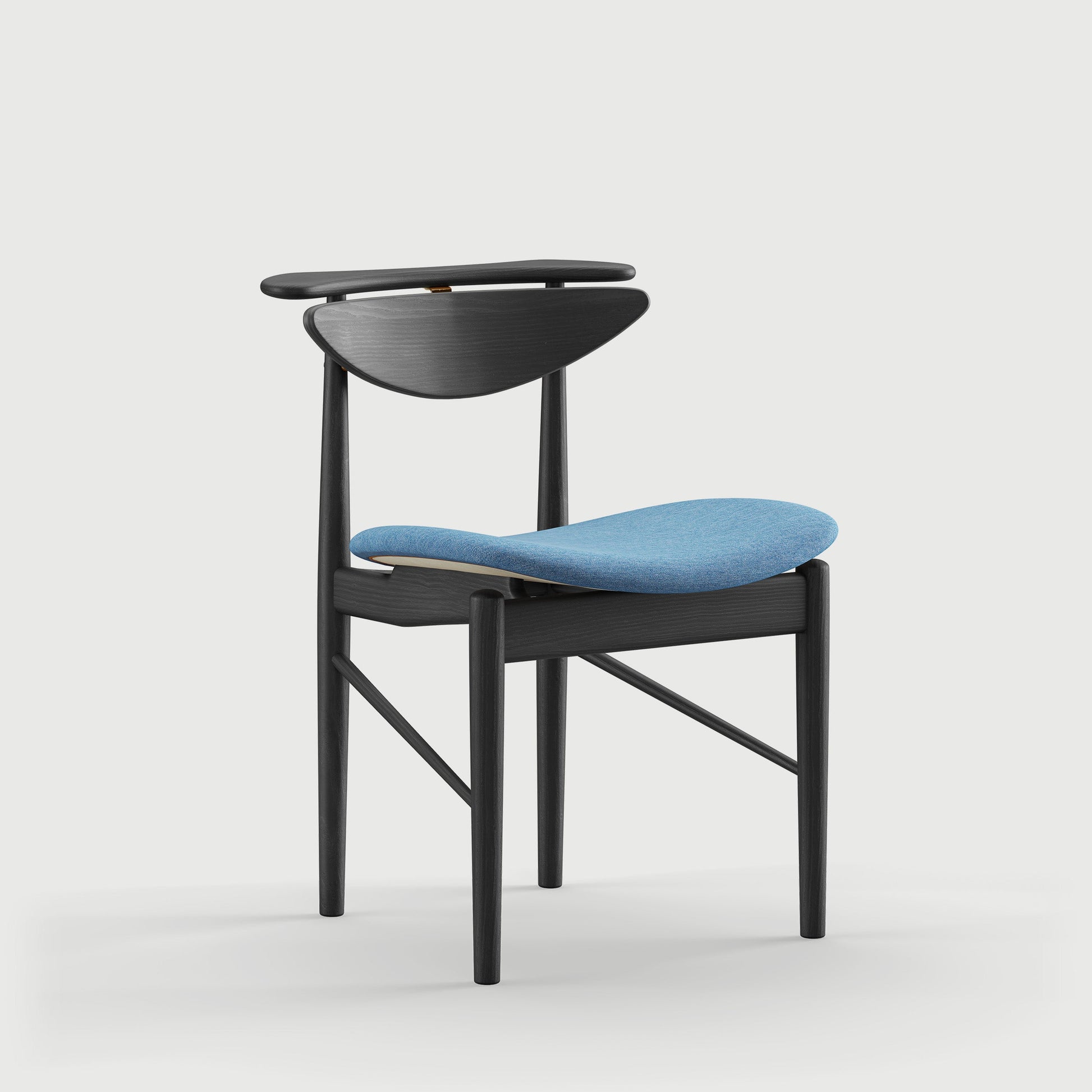 THE READING CHAIR by House of Finn Juhl #Oak Black Painted  / Remix | 762