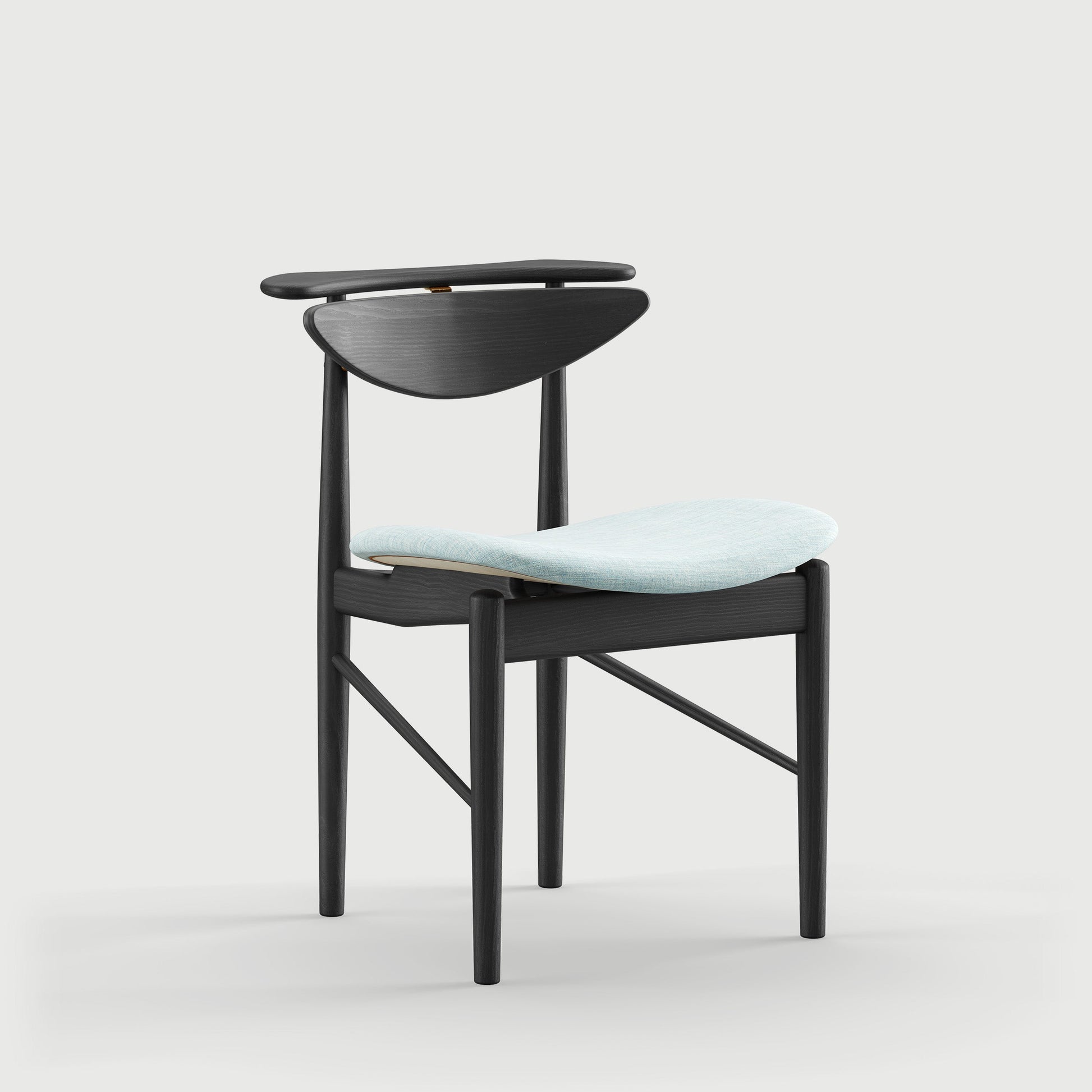 THE READING CHAIR by House of Finn Juhl #Oak Black Painted  / Remix | 823