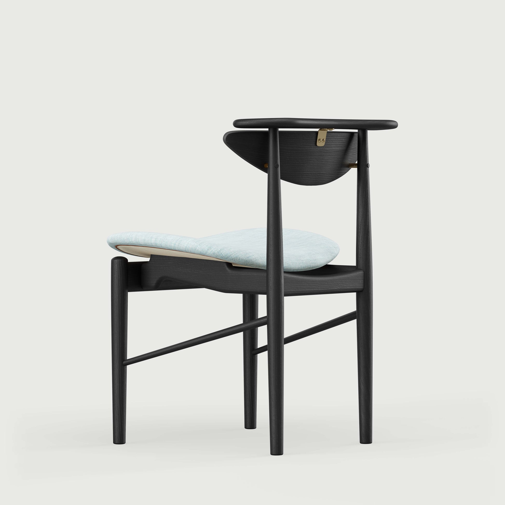 THE READING CHAIR by House of Finn Juhl #Oak Black Painted  / Remix | 823