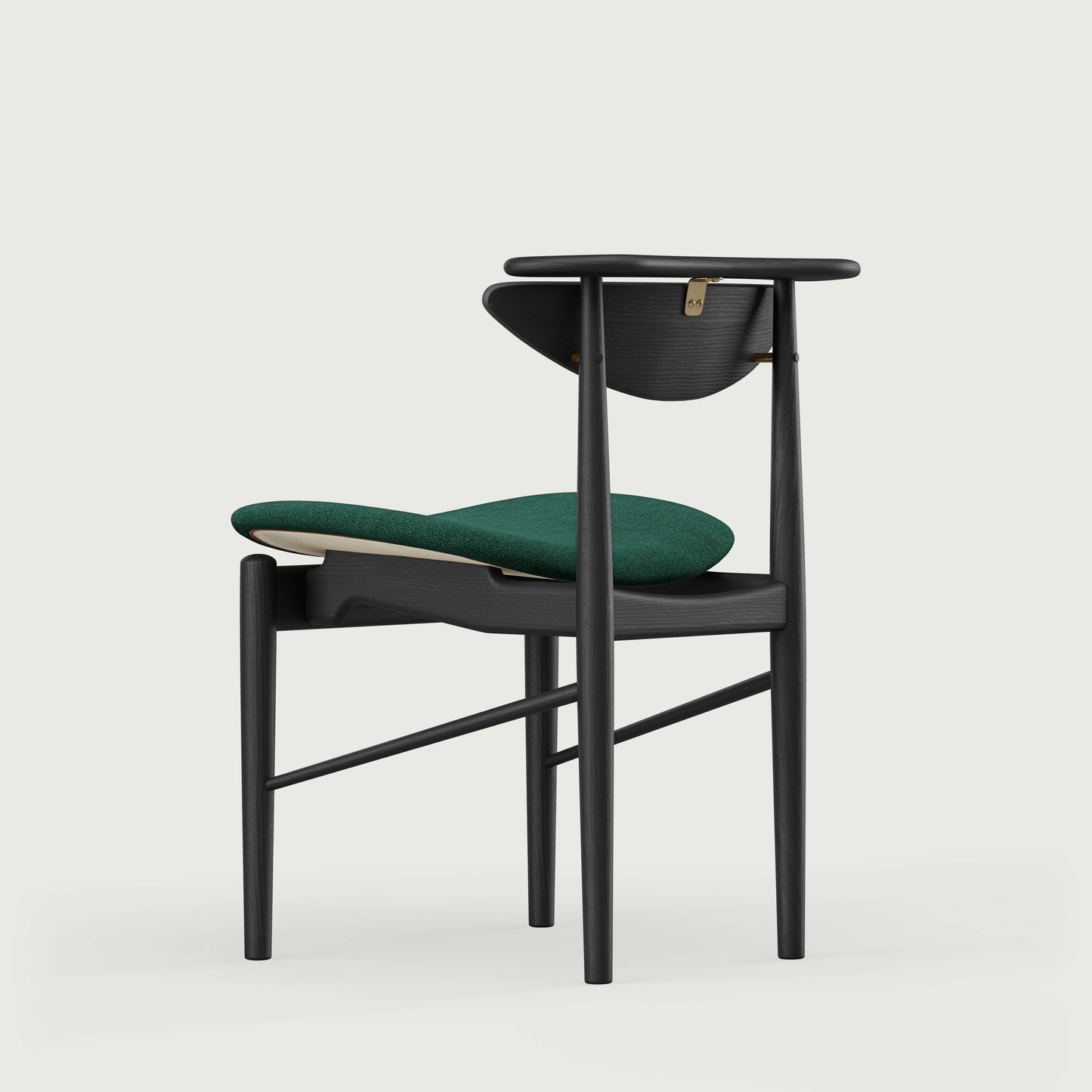 THE READING CHAIR by House of Finn Juhl #Oak Black Painted  / Vidar | 1062