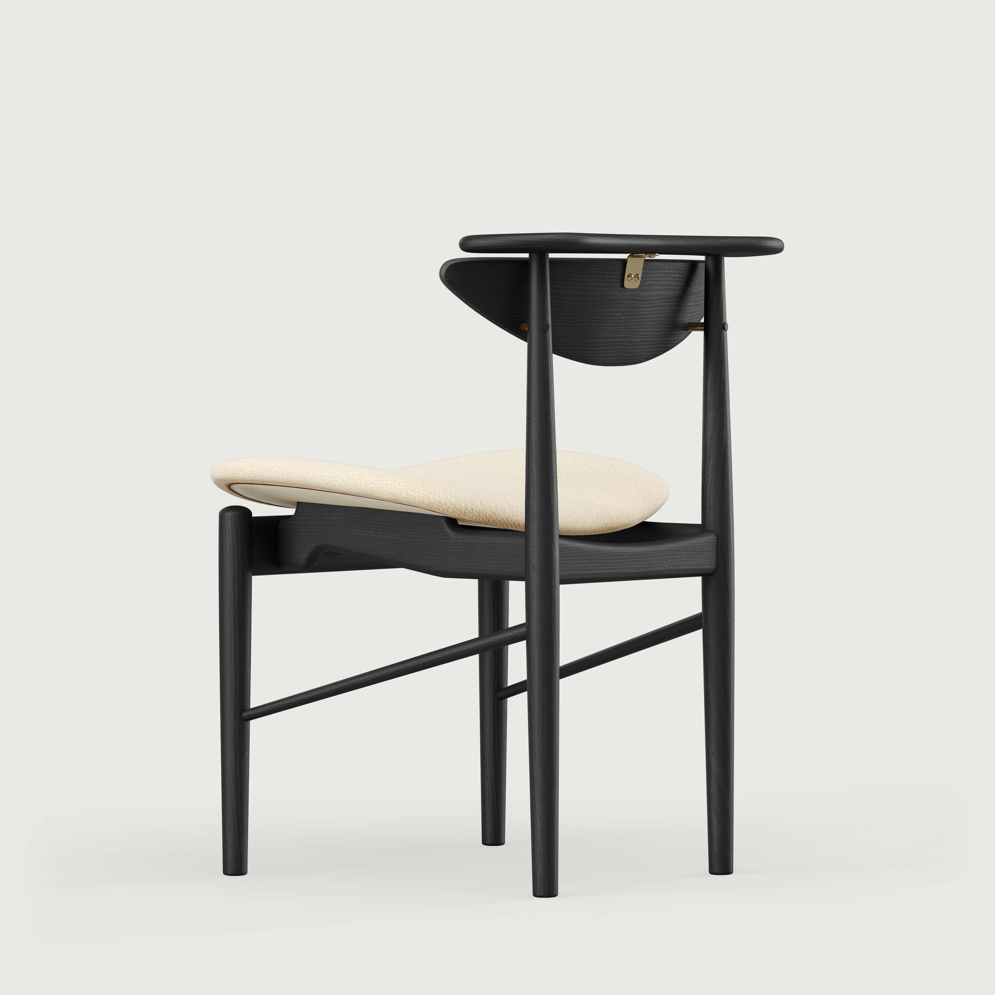 THE READING CHAIR by House of Finn Juhl #Oak Black Painted  / Vidar | 1511