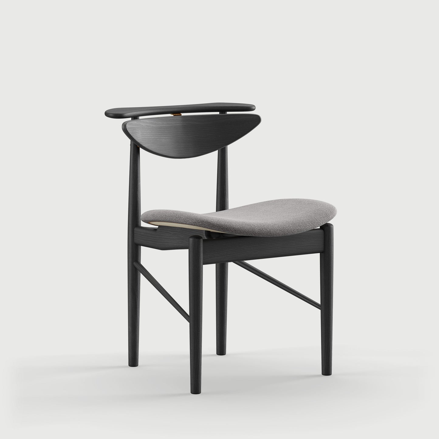 THE READING CHAIR by House of Finn Juhl #Oak Black Painted  / Vidar | 152