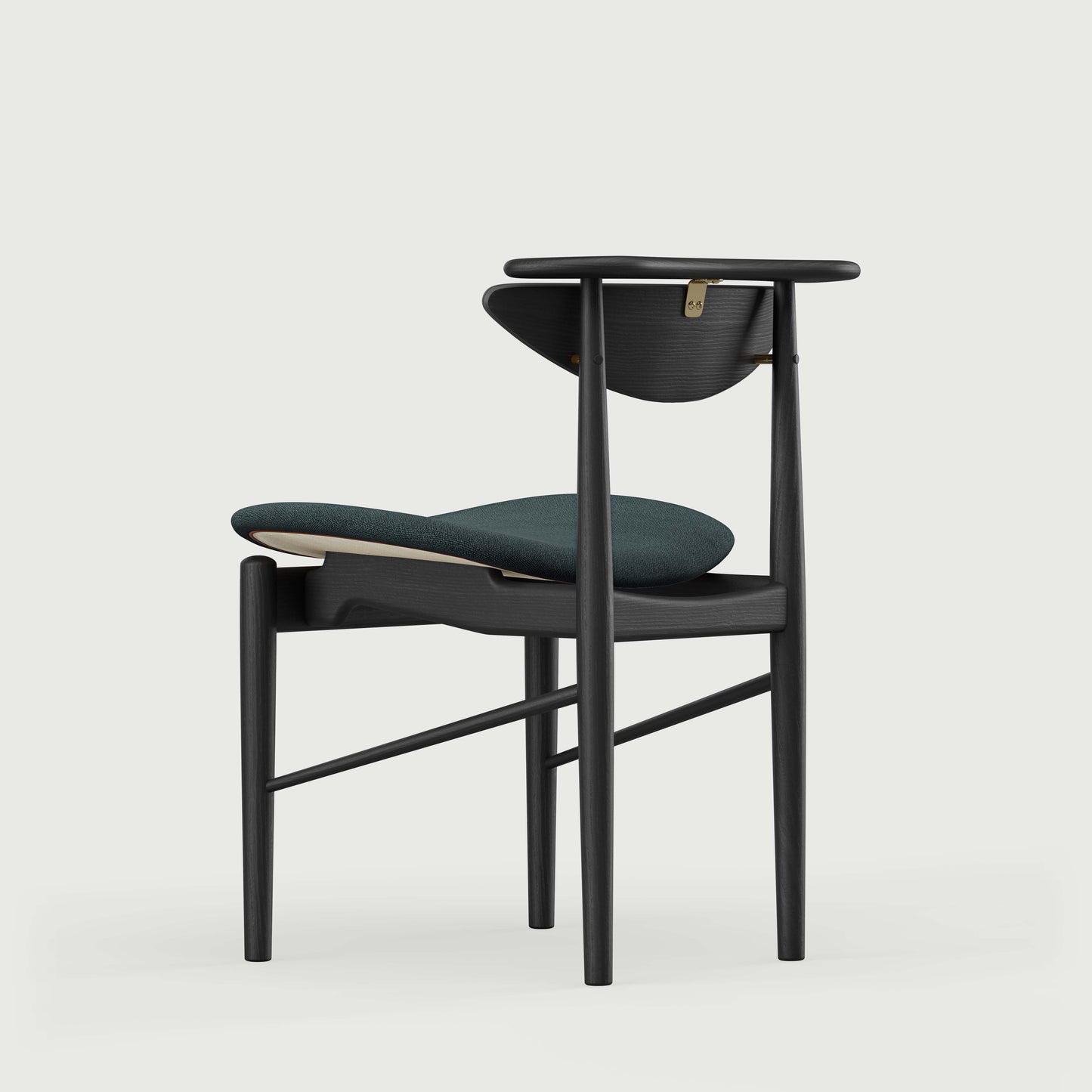 THE READING CHAIR by House of Finn Juhl #Oak Black Painted  / Vidar | 182