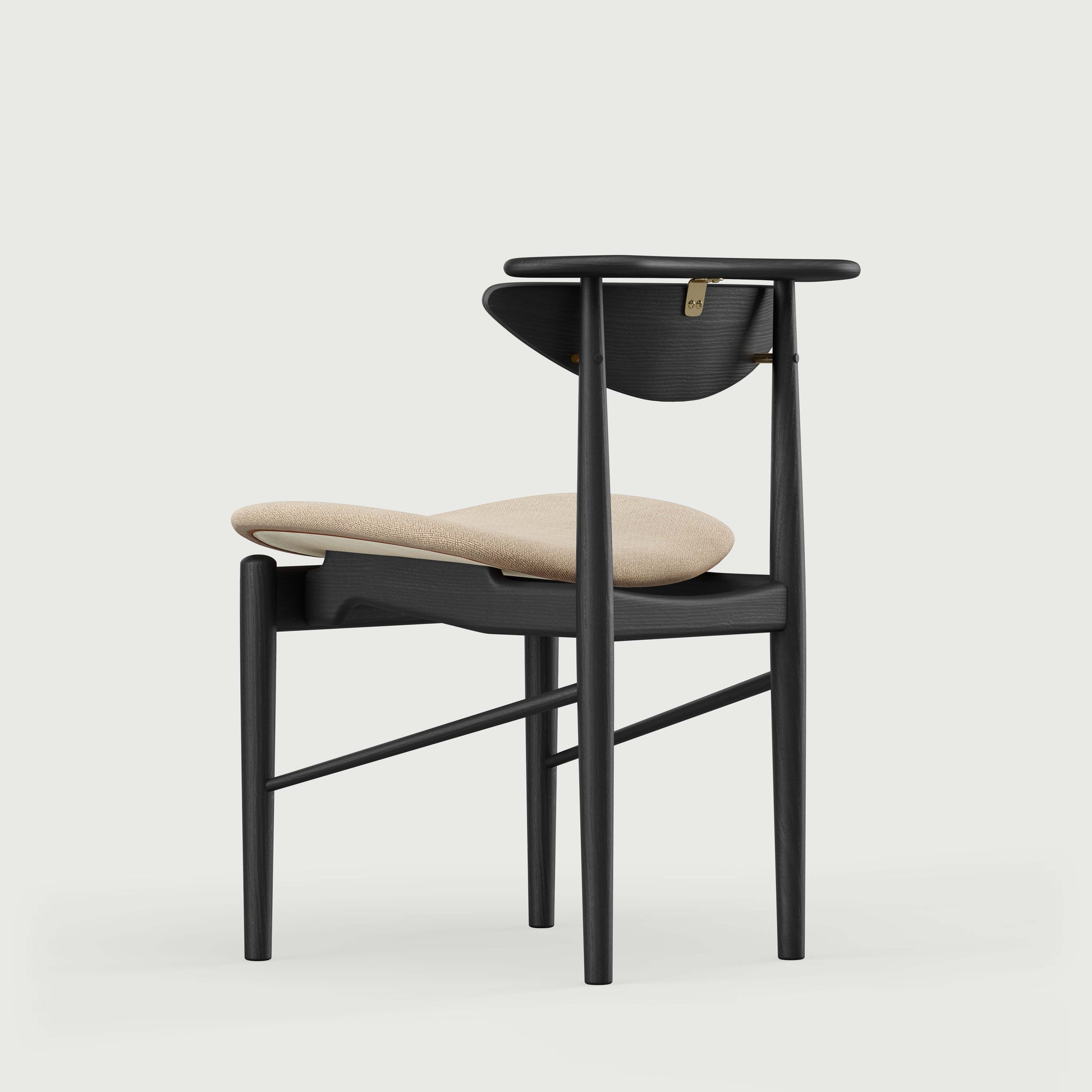 THE READING CHAIR by House of Finn Juhl #Oak Black Painted  / Vidar | 222