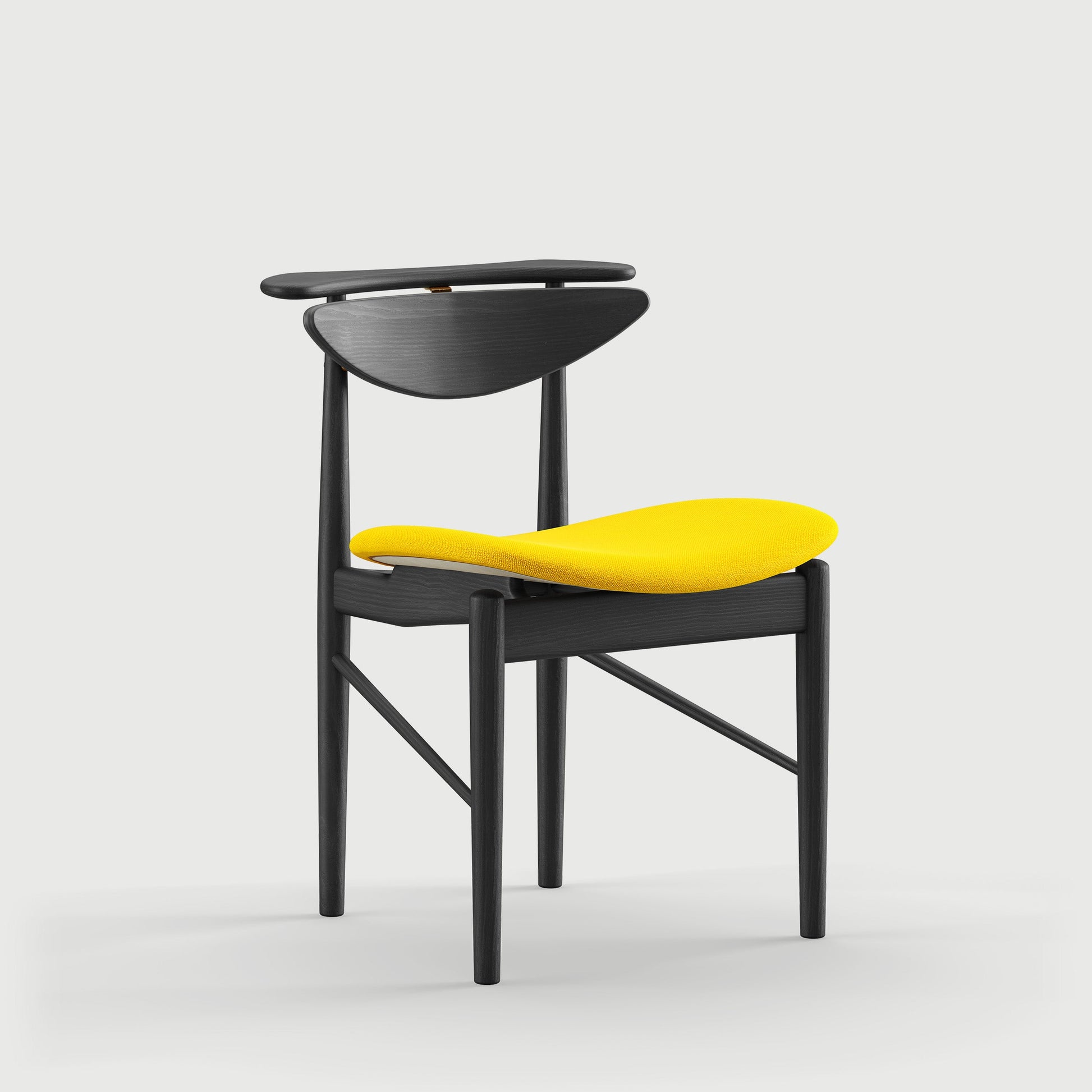 THE READING CHAIR by House of Finn Juhl #Oak Black Painted  / Vidar | 443