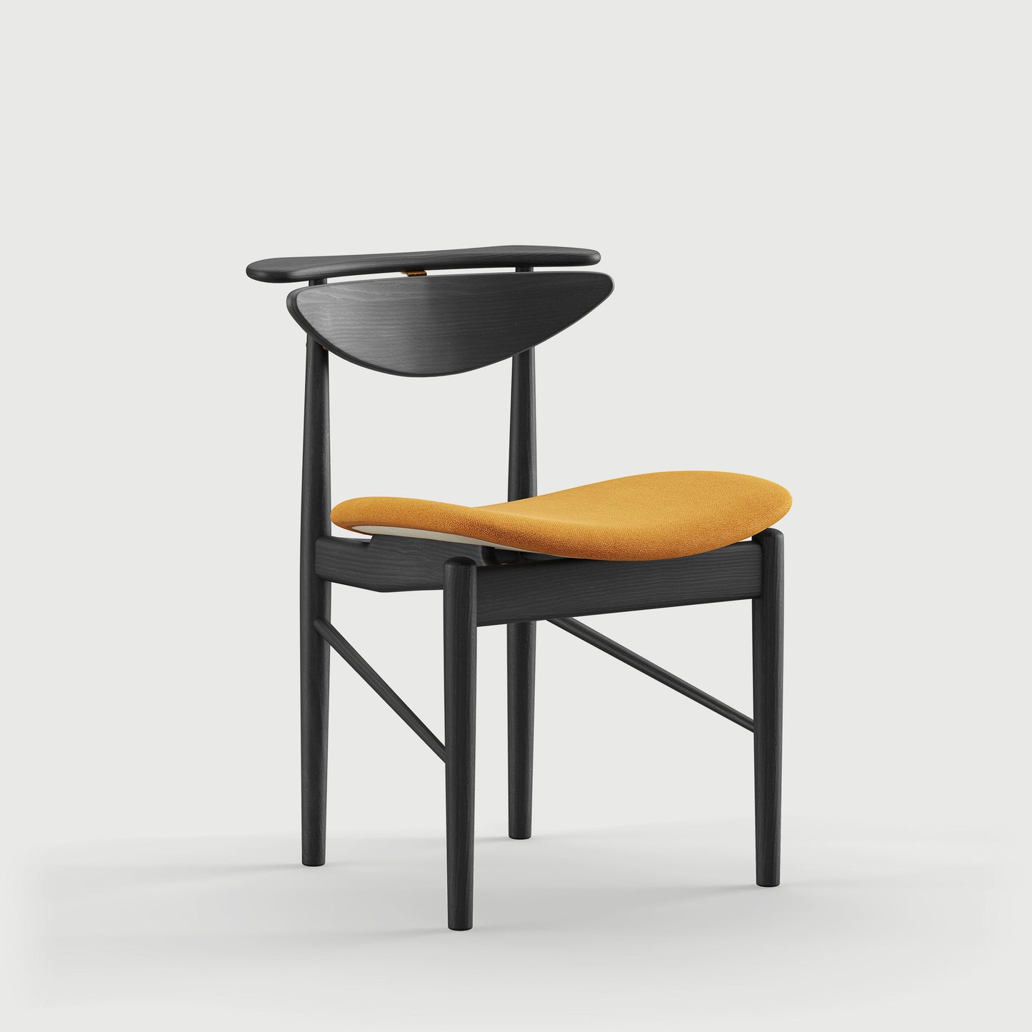 THE READING CHAIR by House of Finn Juhl #Oak Black Painted  / Vidar | 472