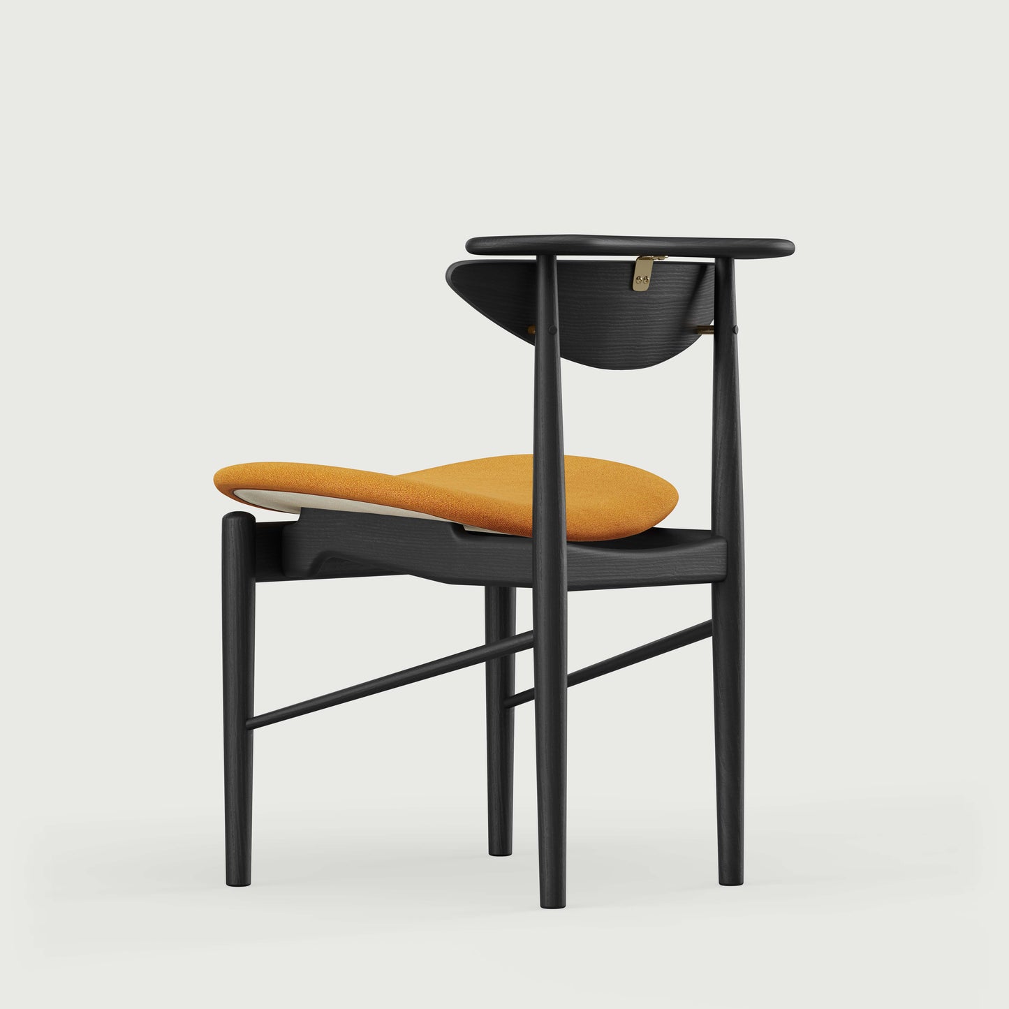 THE READING CHAIR by House of Finn Juhl #Oak Black Painted  / Vidar | 472