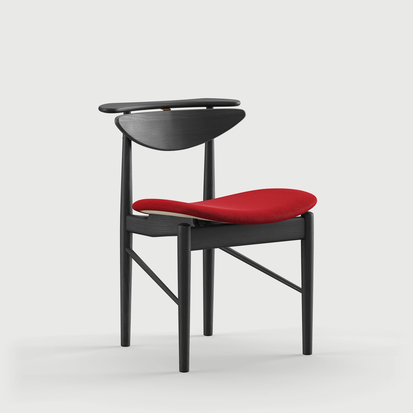 THE READING CHAIR by House of Finn Juhl #Oak Black Painted  / Vidar | 582