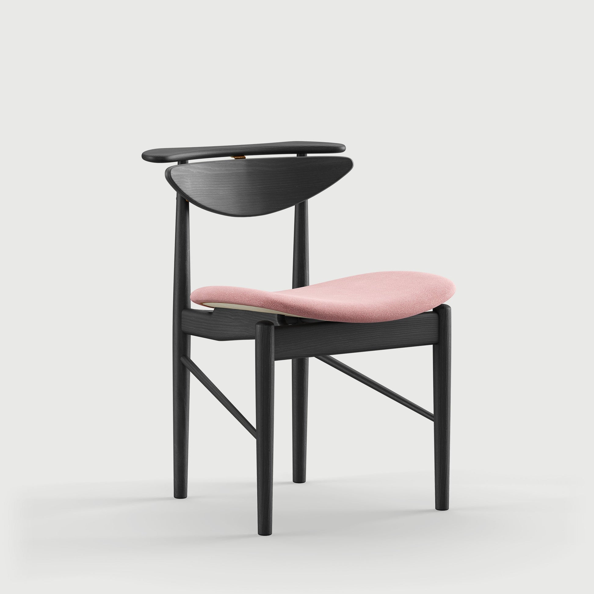 THE READING CHAIR by House of Finn Juhl #Oak Black Painted  / Vidar | 633