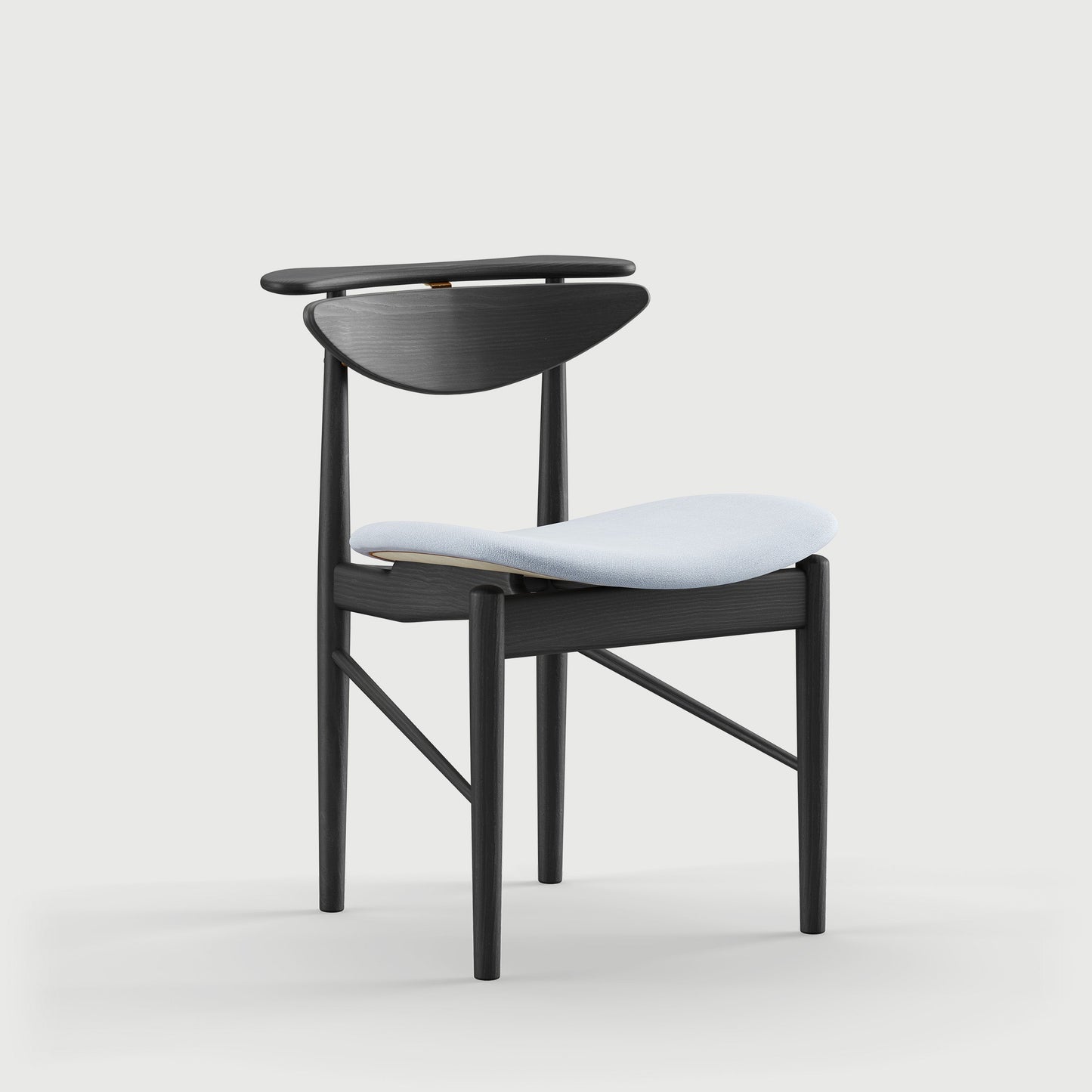 THE READING CHAIR by House of Finn Juhl #Oak Black Painted  / Vidar | 723