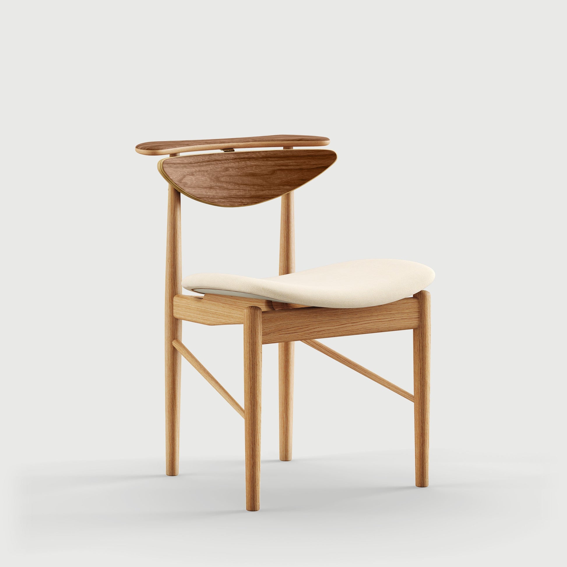 THE READING CHAIR by House of Finn Juhl #Oak Dark Oil / Walnut  / Hallingdal | 100