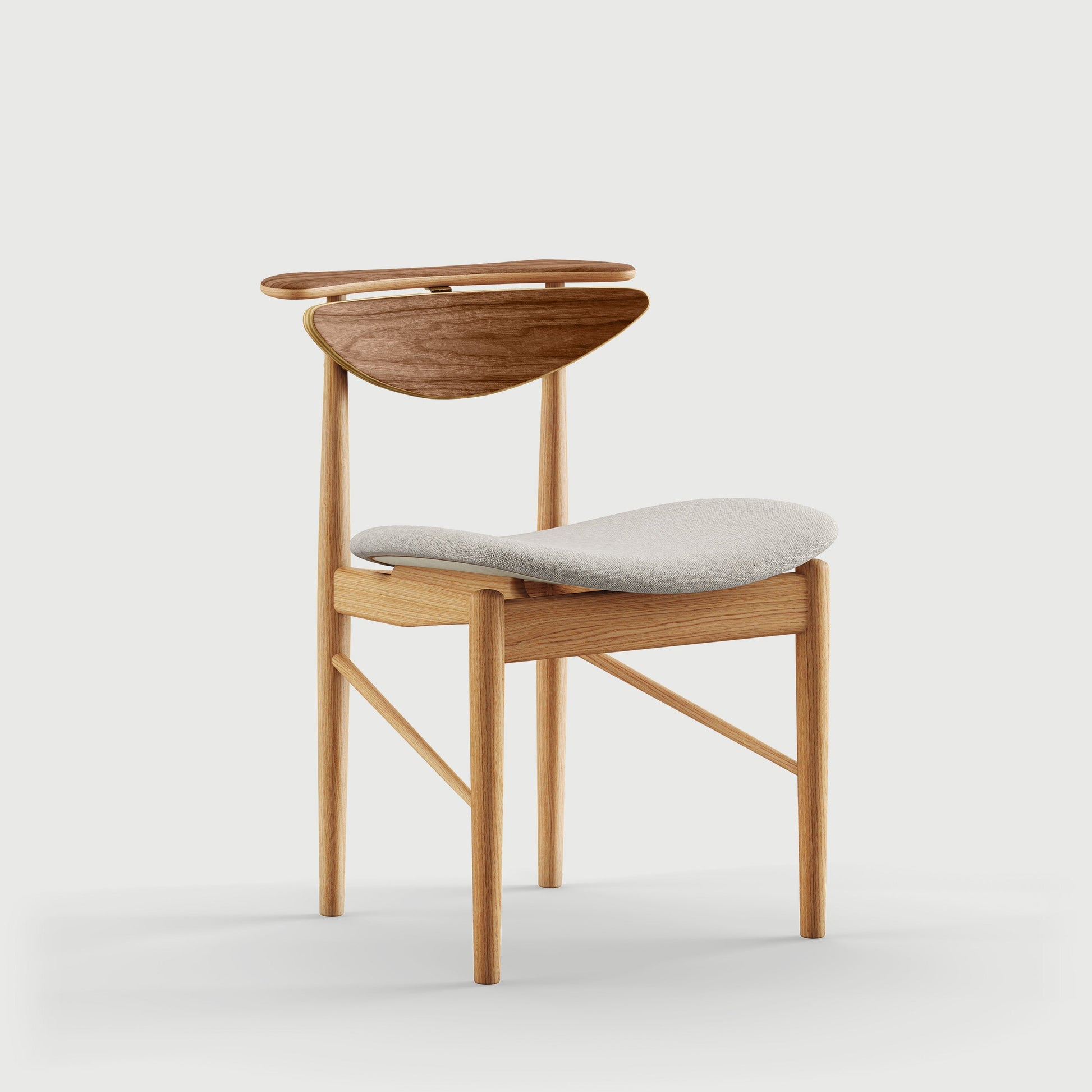 THE READING CHAIR by House of Finn Juhl #Oak Dark Oil / Walnut  / Hallingdal | 110