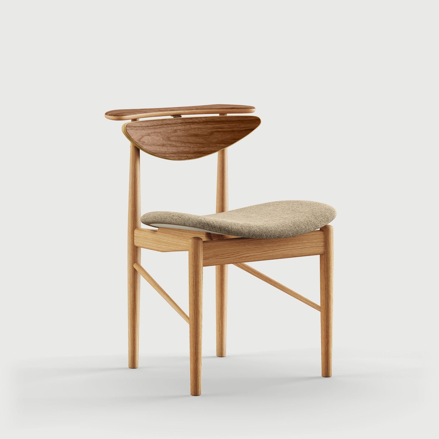 THE READING CHAIR by House of Finn Juhl #Oak Dark Oil / Walnut  / Hallingdal | 227