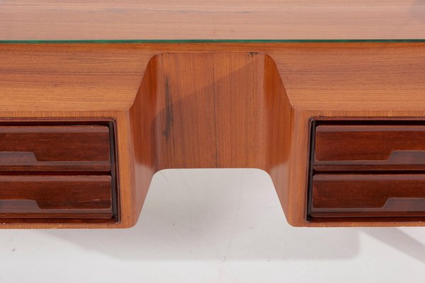 1950s Chest of Drawers or Credenza in Teak Plywood, Mahogany-SFD-1419017