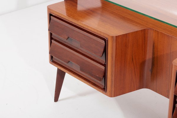 1950s Chest of Drawers or Credenza in Teak Plywood, Mahogany-SFD-1419017