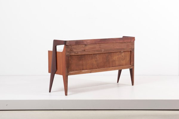 1950s Chest of Drawers or Credenza in Teak Plywood, Mahogany-SFD-1419017