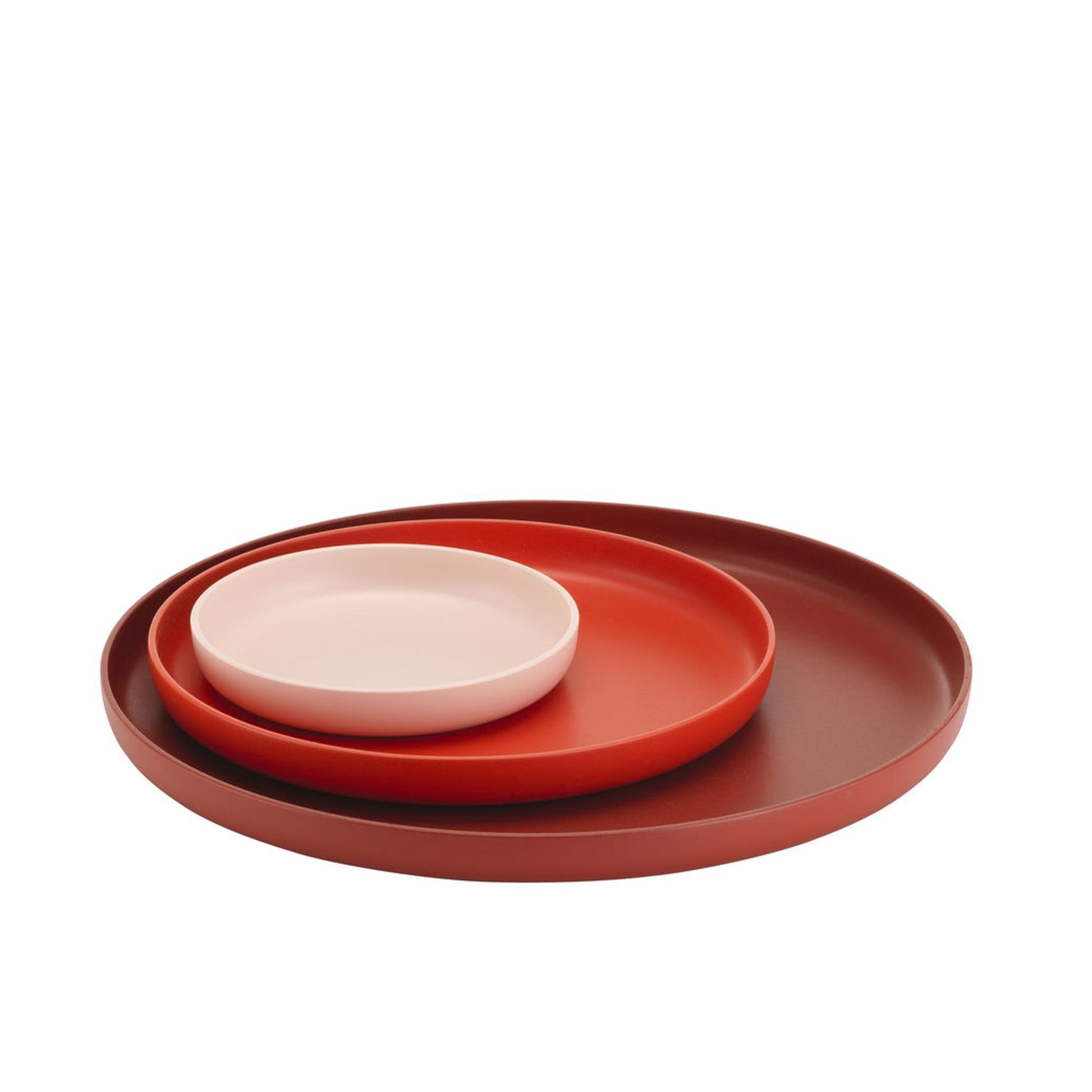 Trays Tray Set with 3 by Vitra #Red