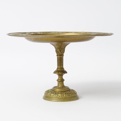 19th-Century Antique French Brass Tazza-IXK-766639