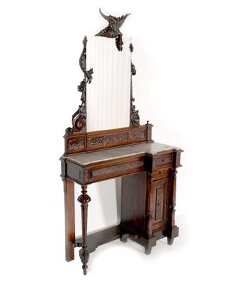 19th Century Art Nouveau Venetian Console & Mirror from Testolini e Salviati-NJV-765548