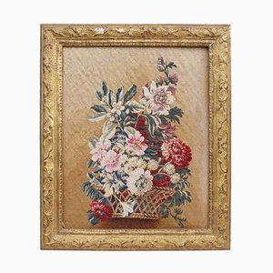 19th Century Aubusson Tapestry Representing A Framed Still Life-CEJ-626774