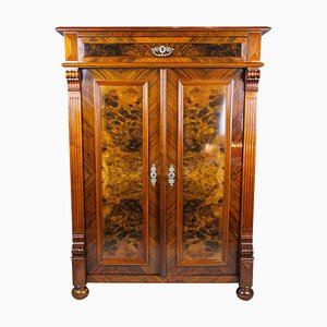 19th Century Austrian Nutwood Half Cabinet, 1880s-TQA-1322168