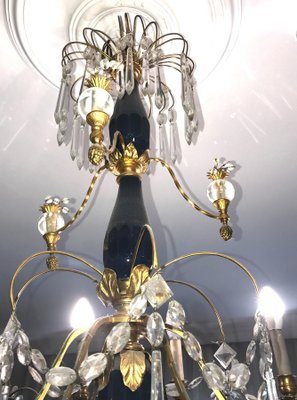 19th Century Baltic Crystal and Gilt Bronze Chandelier-MBH-1032080