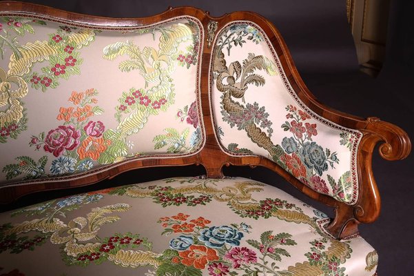 19th Century Baroque Saxony Sofa and Armchairs, 1880s, Set of 5-FLW-1402316