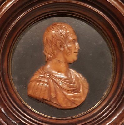 19th Century Bas Relief with Profile of Ferdinando IV Borbone-ZCI-751854