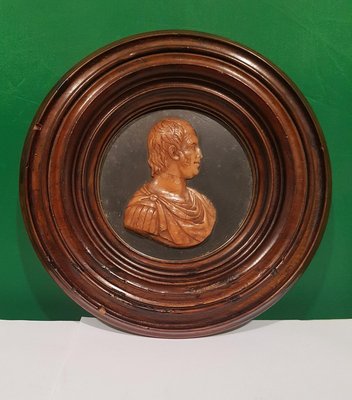 19th Century Bas Relief with Profile of Ferdinando IV Borbone-ZCI-751854